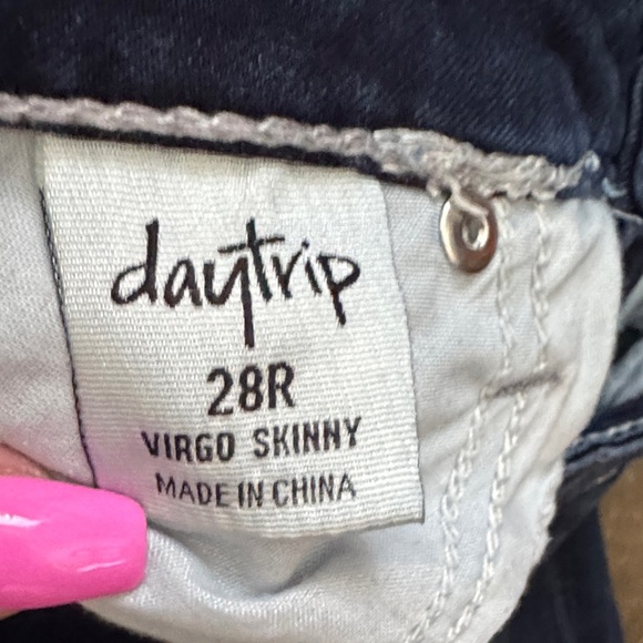 Daytrip Dark Blue Virgo Skinny Women's Skinny Jeans - Picture 4 of 9